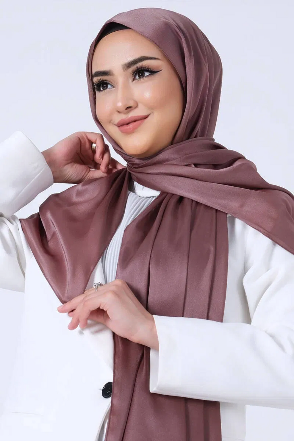 Harem 26y Kristal Şal Kahverengi