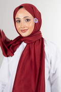 Harem Scarf 25k Brisa Şal Koyu Kızılcık