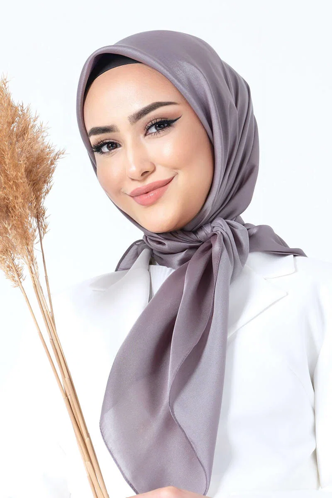 Harem Scarfs 25k Kristal Eşarp Antrasit