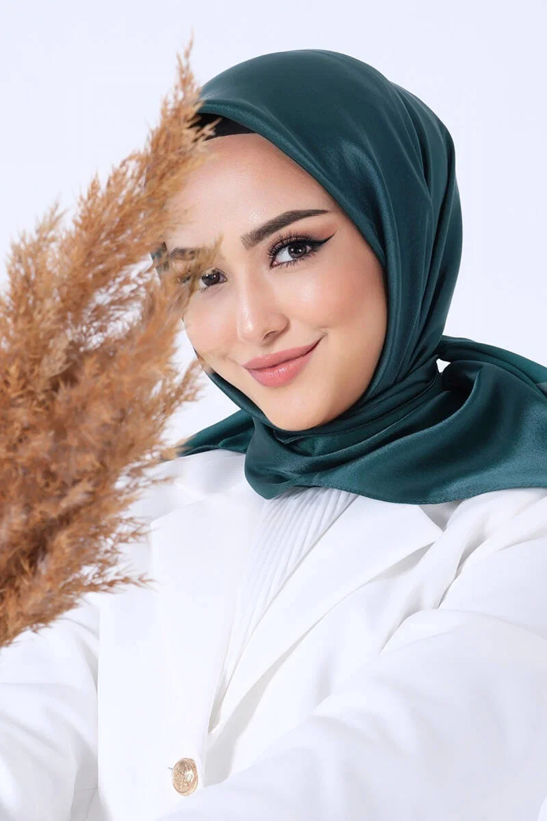 Harem Scarfs 25k Kristal Eşarp Askeri Haki