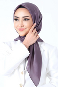 Harem Scarfs 25k Kristal Eşarp Koyu Füme