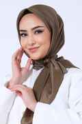Harem Scarfs 25k Kristal Eşarp Koyu Haki
