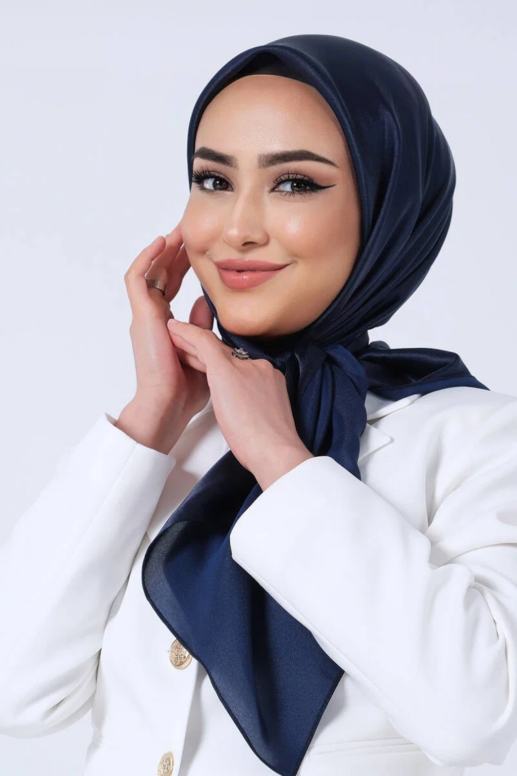 Harem Scarfs 25k Kristal Eşarp Koyu Laci