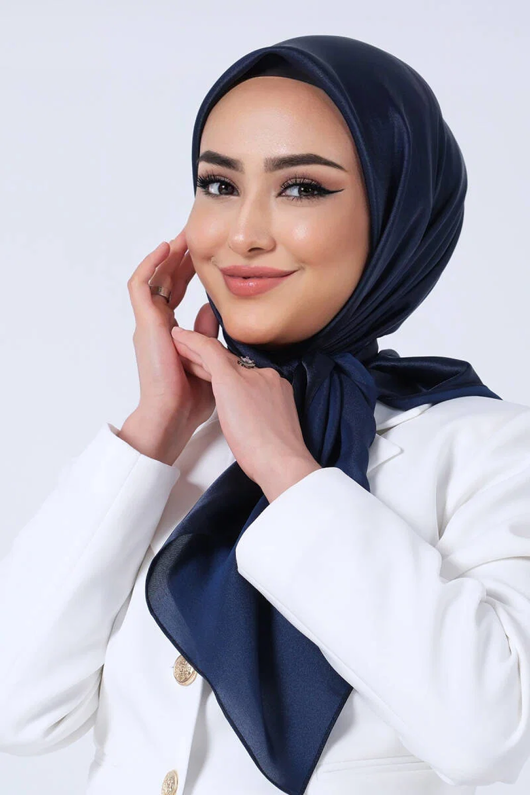 Harem Scarfs 25k Kristal Eşarp Koyu Laci