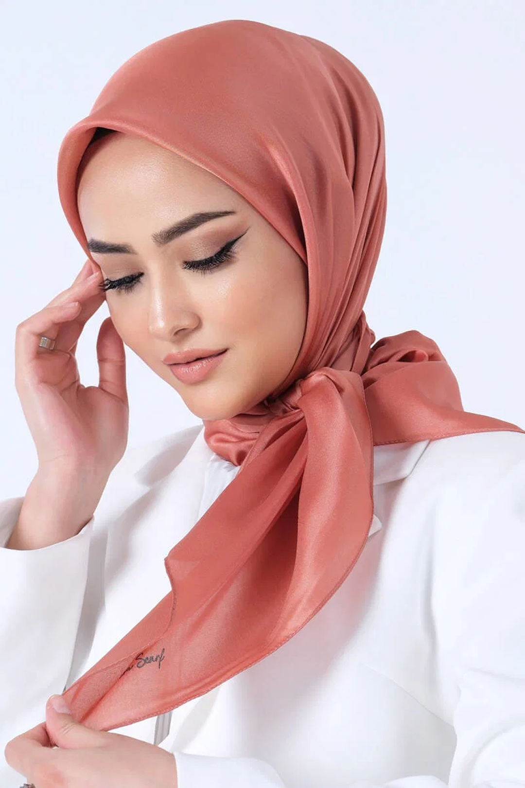 Harem Scarfs 25k Kristal Eşarp Mandalin