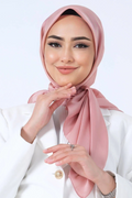 Harem Scarfs 25k Kristal Eşarp Pudra