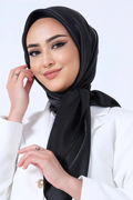 Harem Scarfs 25k Kristal Eşarp Siyah