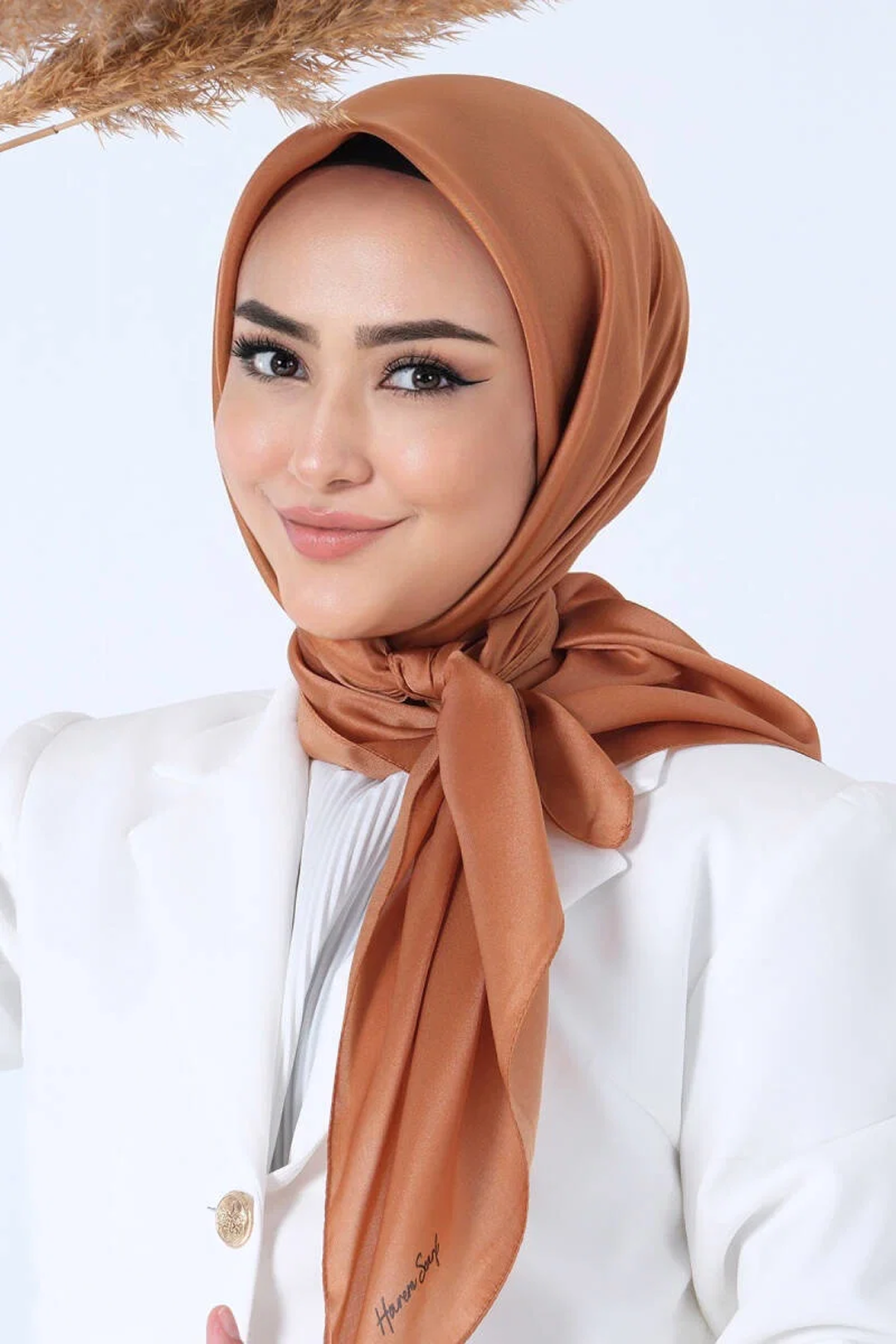 Harem Scarfs 25k Kristal Eşarp Tarçın