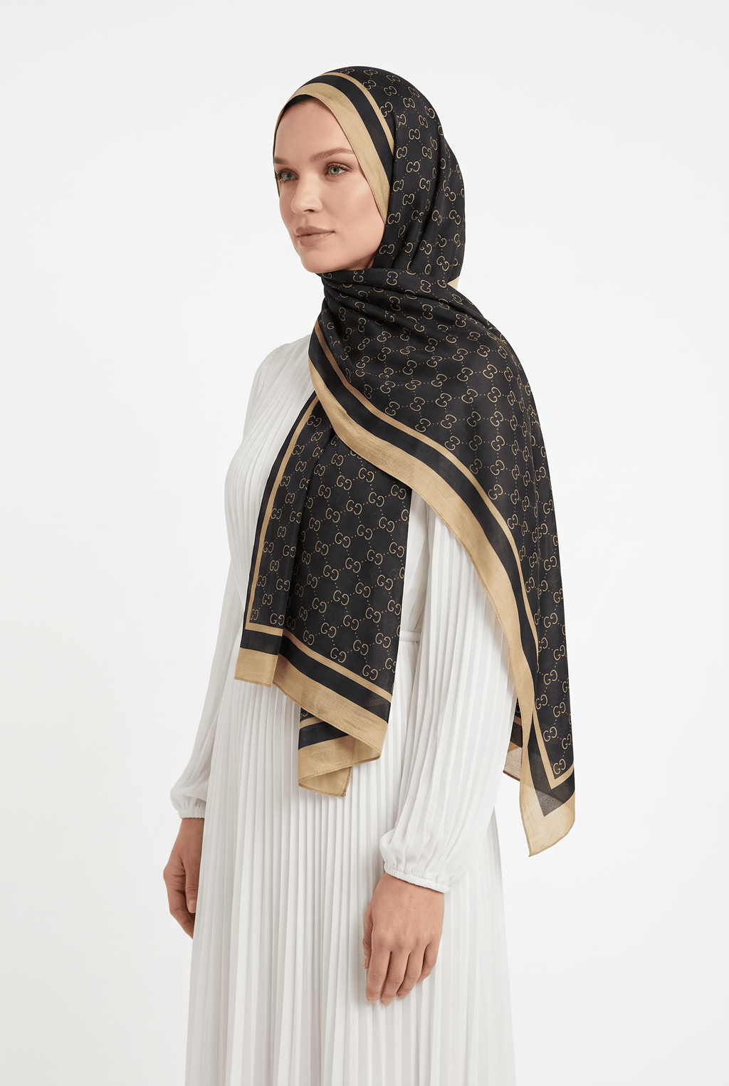Indian Silk 25y Dior Shawl Ash Gray