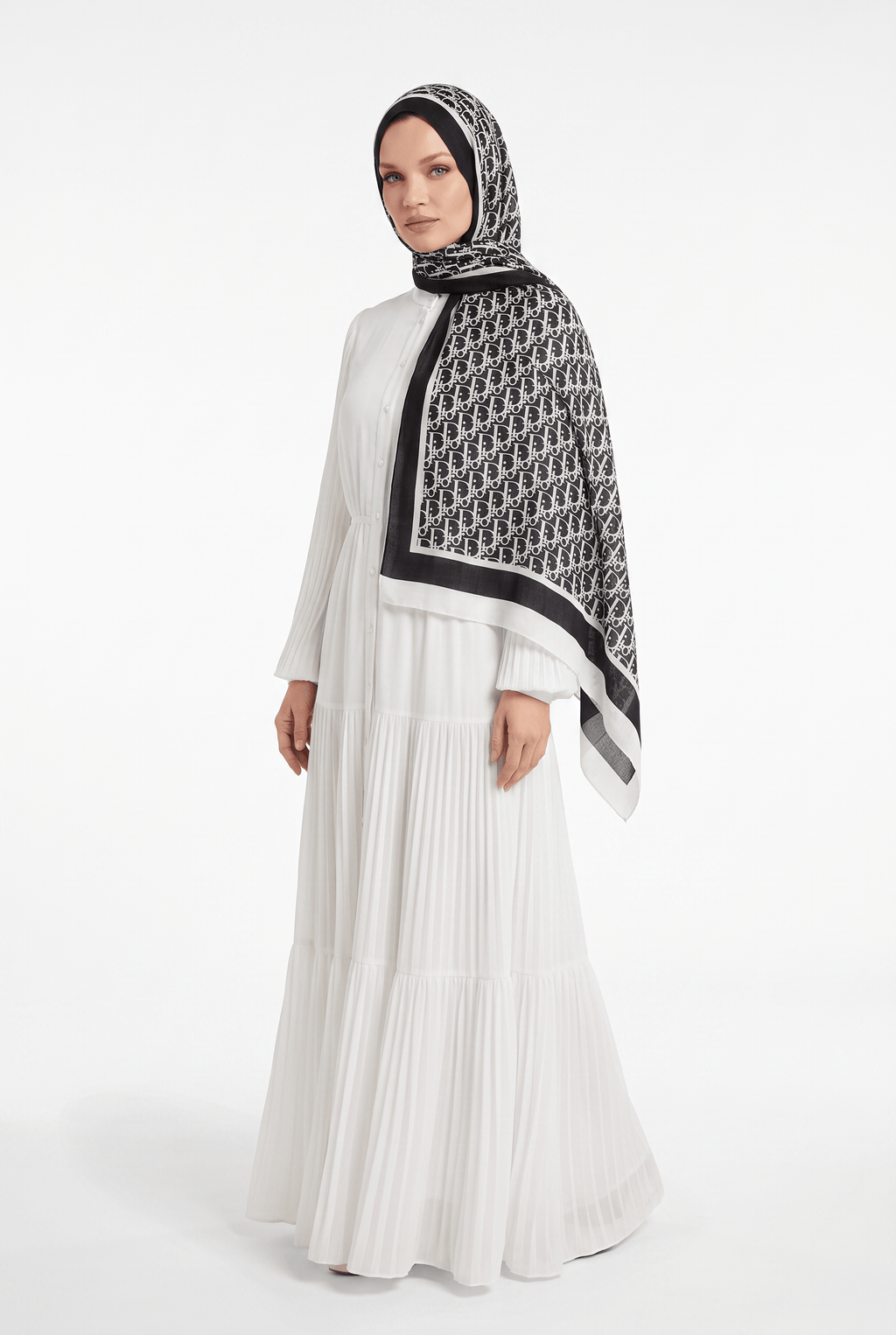 Indian Silk 25y Dior Shawl Black