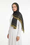 Indian Silk 25y Gucci Shawl Oil Green
