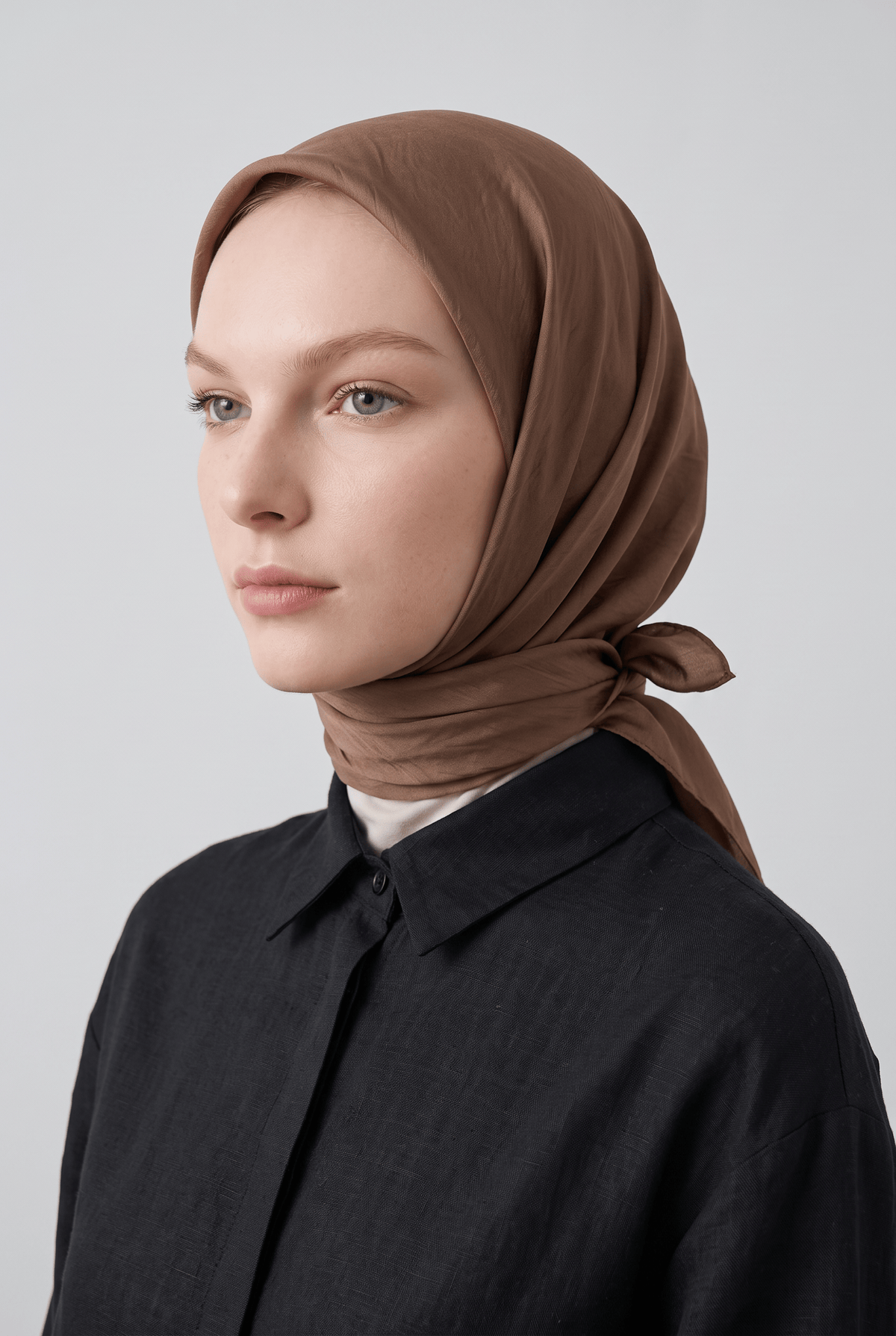 La Boutigue 25k Güz Düş Eşarp Açık Tarçın