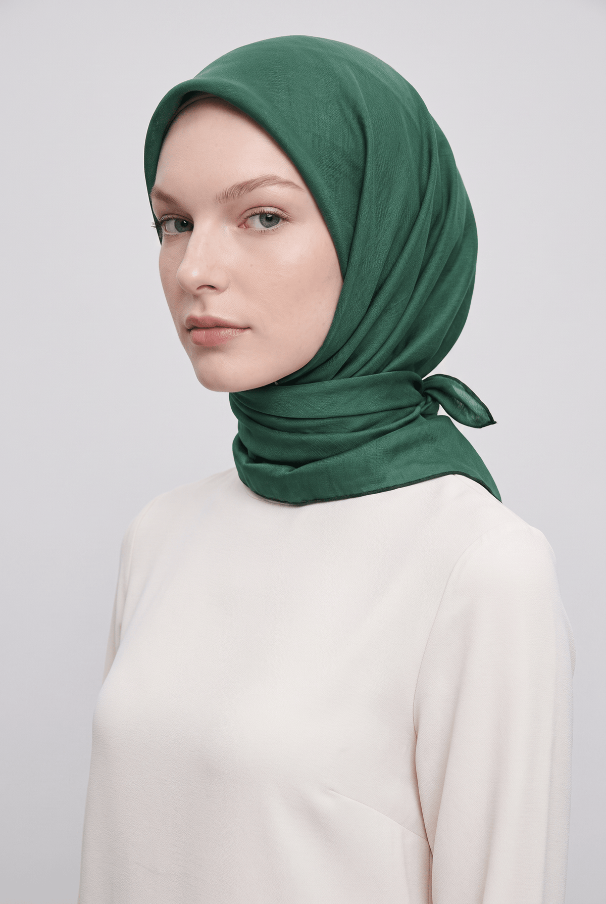 La Boutigue 25k Güz Düş Eşarp Haki Yeşil