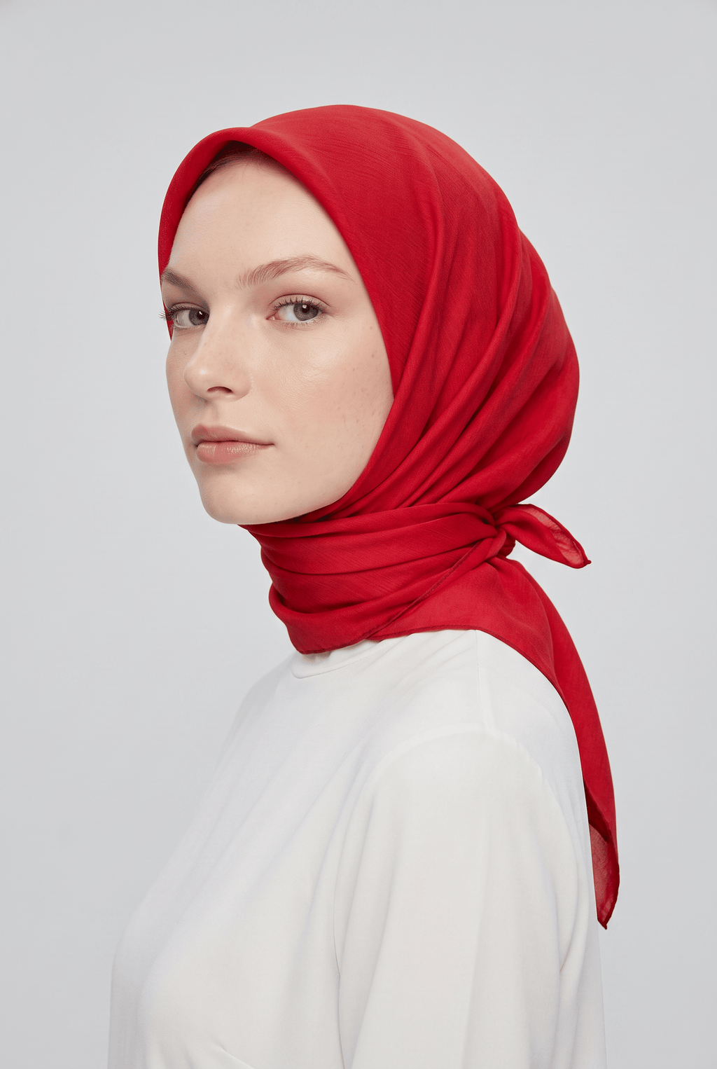 La Boutigue 25k Güz Düş Eşarp Koyu Nar