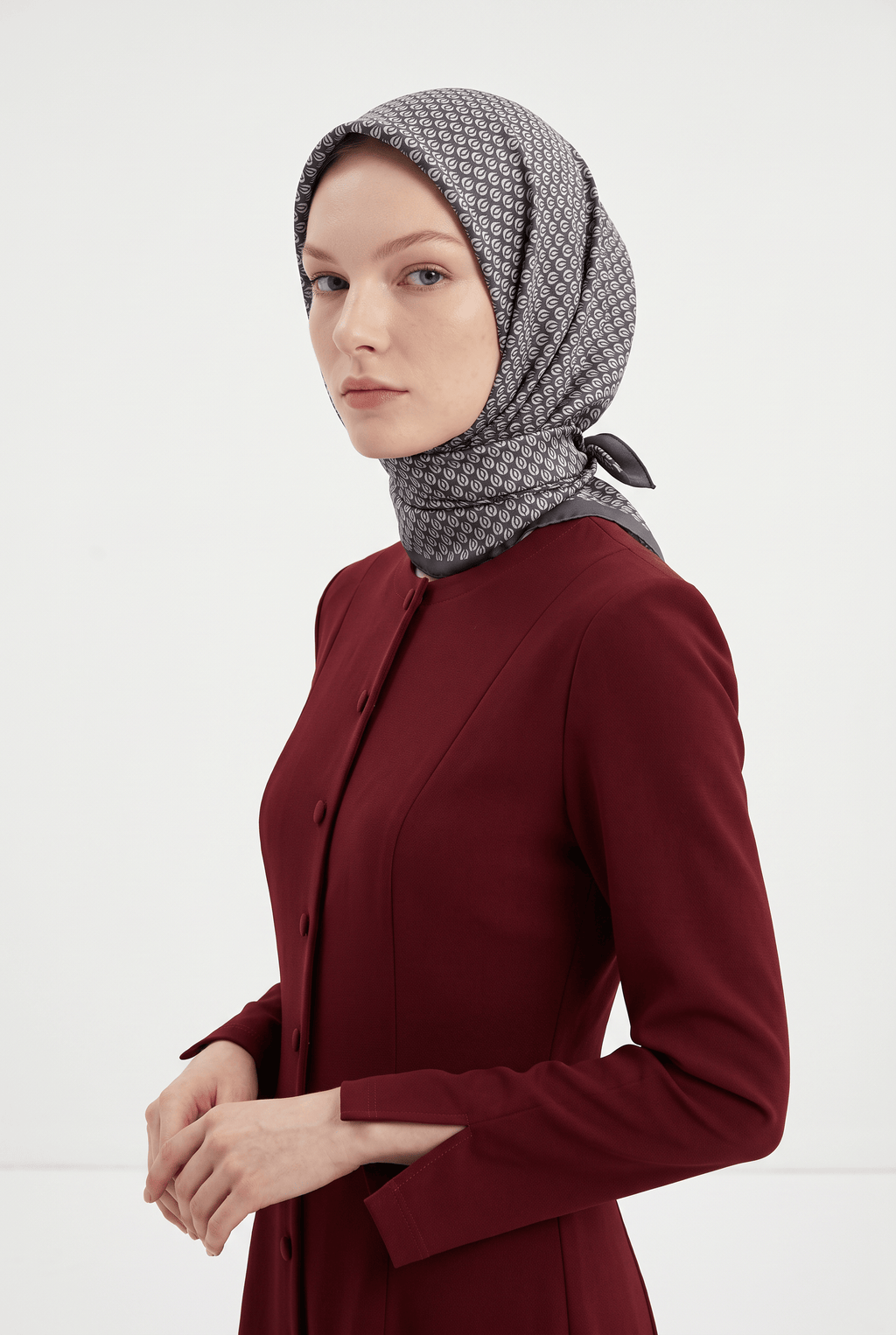 La Boutıque 25y İpek Eşarp-2 Siyah
