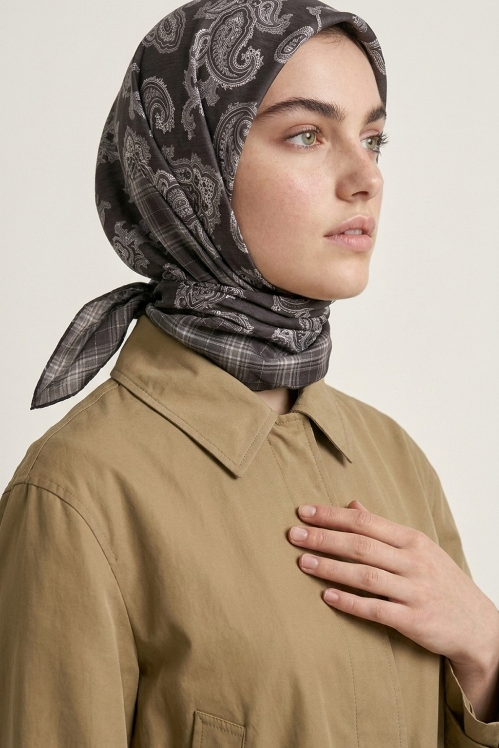 Levidor 26 Kış Elya Eşarp -1 Beyaz