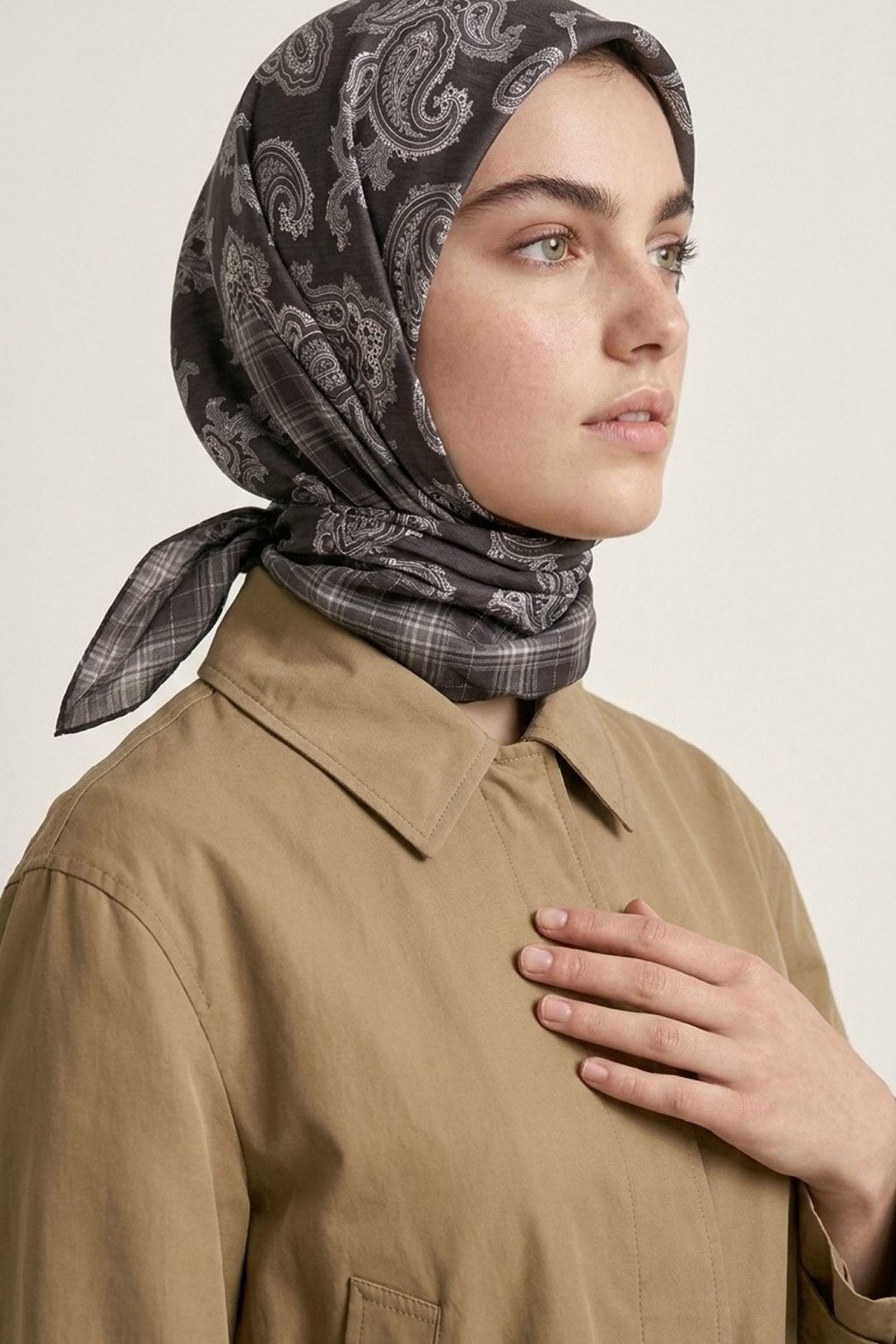 Levidor 26 Kış Elya Eşarp -1 Beyaz