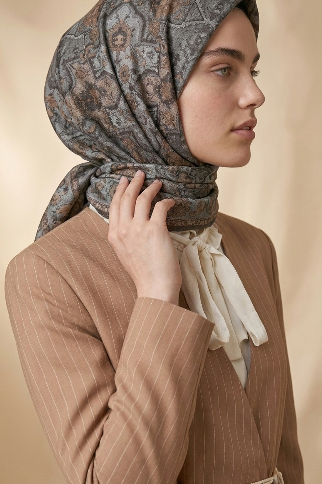 Levidor 26 Kış Elya Eşarp Mavi