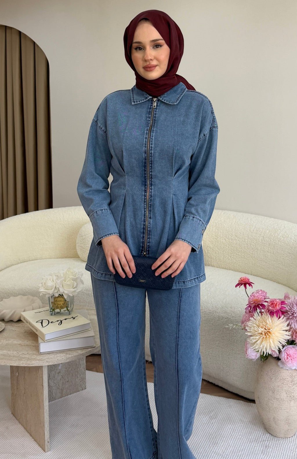 Luna Kot Takım Kot Mavisi