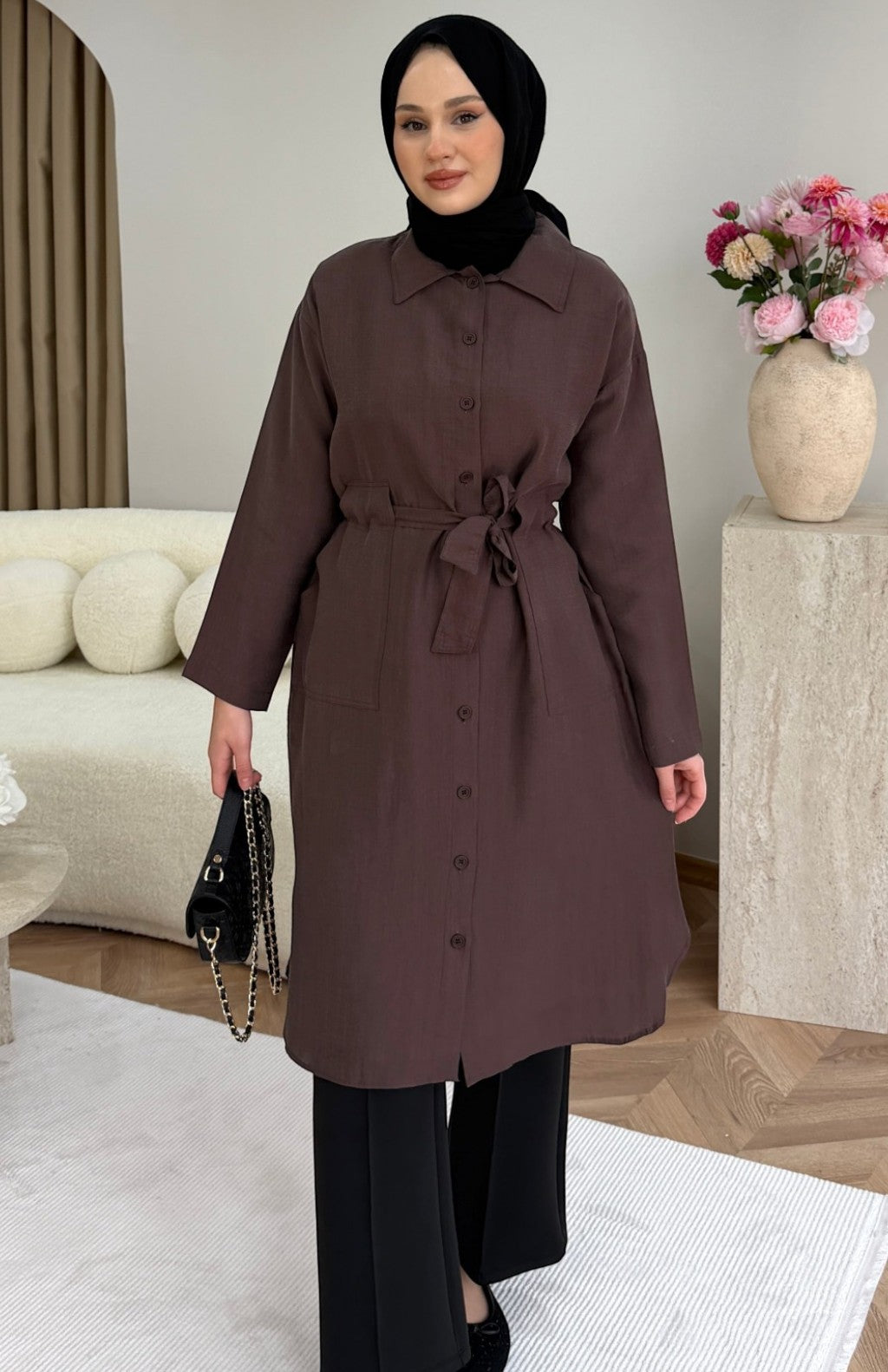 Sansa Tunik Kahve