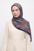 Silk Home 25k Mayda Şal-1 Gece Mavisi