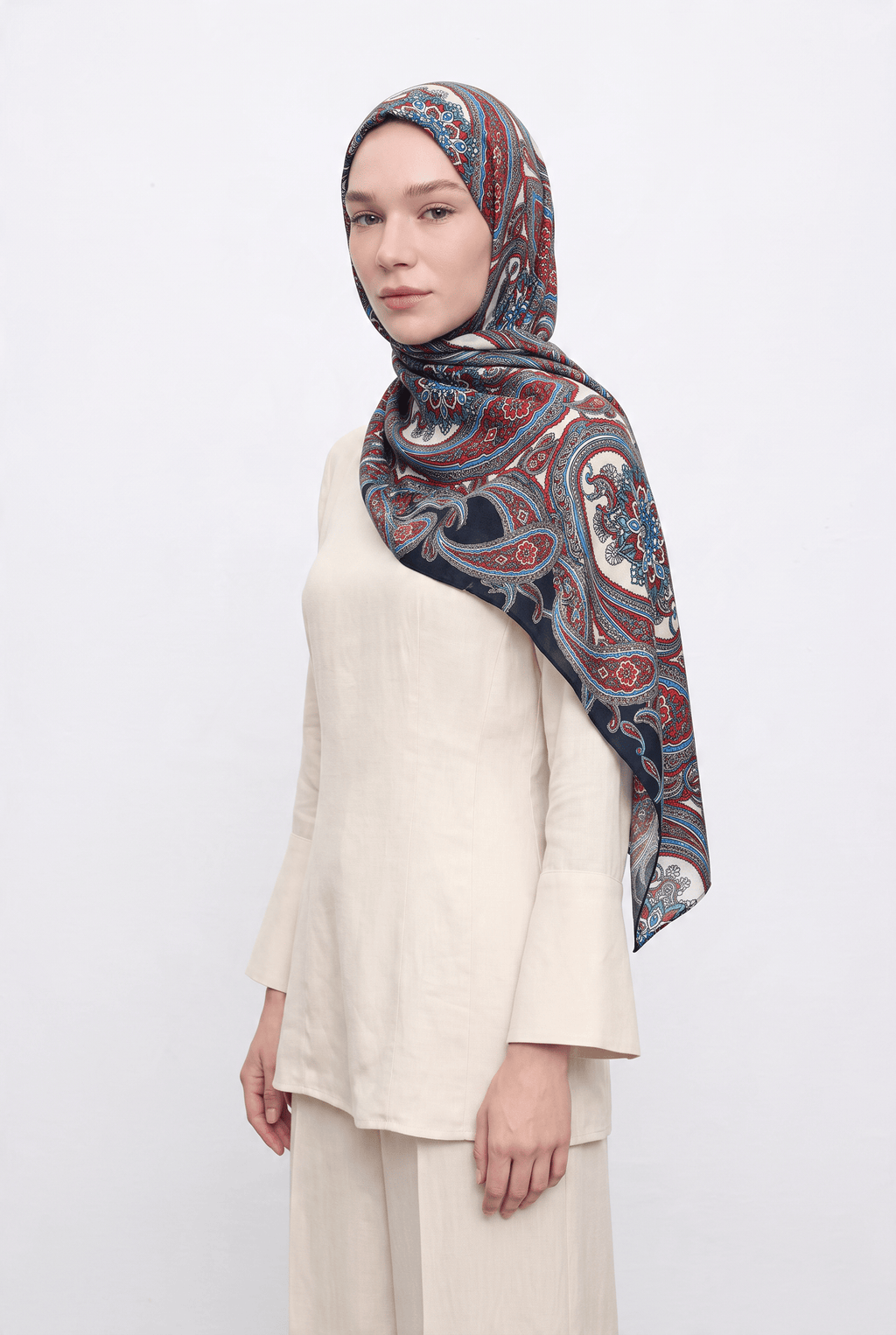 Silk Home 25k Mayda Şal-1 Gece Mavisi