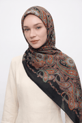 Silk Home 25k Mayda Şal-1 Koyu Laci