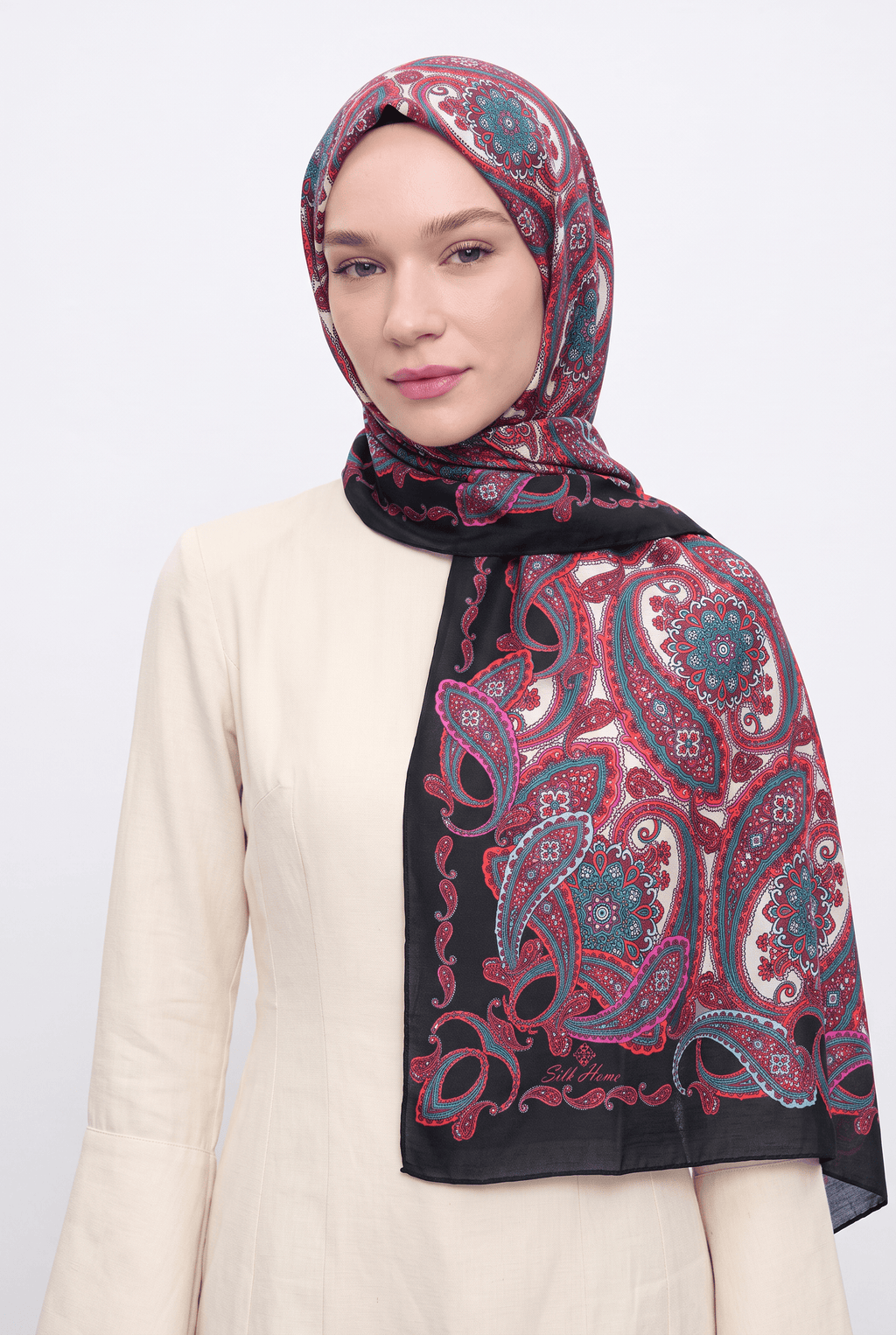 Silk Home 25k Mayda Şal-1 Mavi