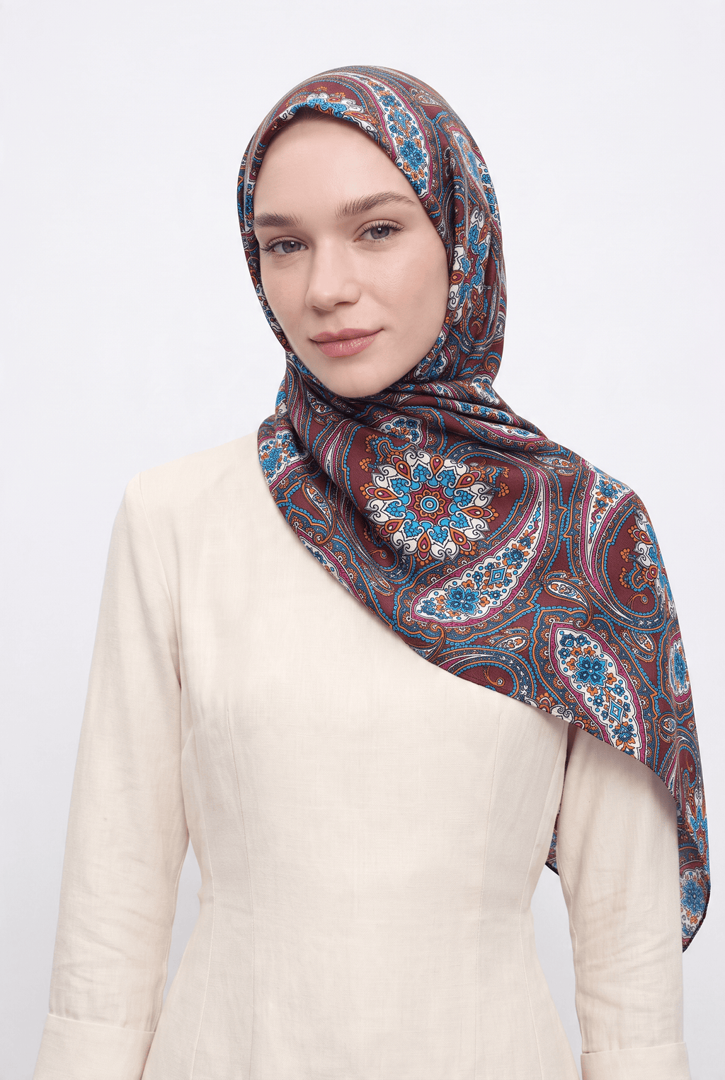 Silk Home 25k Mayda Şal-1 Mürdüm