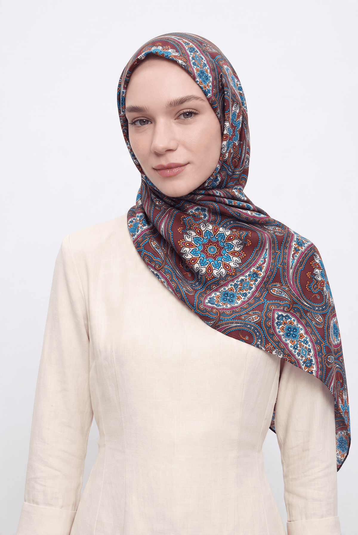 Silk Home 25k Mayda Şal-1 Mürdüm
